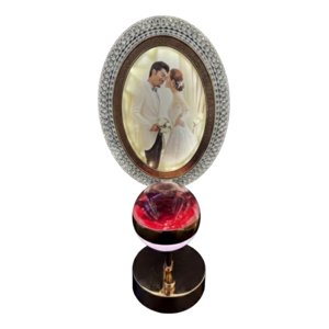 Genérico - Portarretrato Digital Mesa Decorativo Esfera Iluminada Jhn