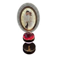 Genérico - Portarretrato Digital Mesa Decorativo Esfera Iluminada Jhn