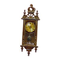 Bothyi - Casa De Muñecas Reloj De Péndulo Miniatura 1:12 Accesorios Muebles Para Niñas Niños