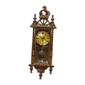 Bothyi - Casa De Muñecas Reloj De Péndulo Miniatura 1:12 Accesorios Muebles Para Niñas Niños