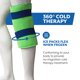thumbnail image 2 of Rodillera Polar Ice reutilizable con bolsa de hielo Brownmed Large, 2 of 7