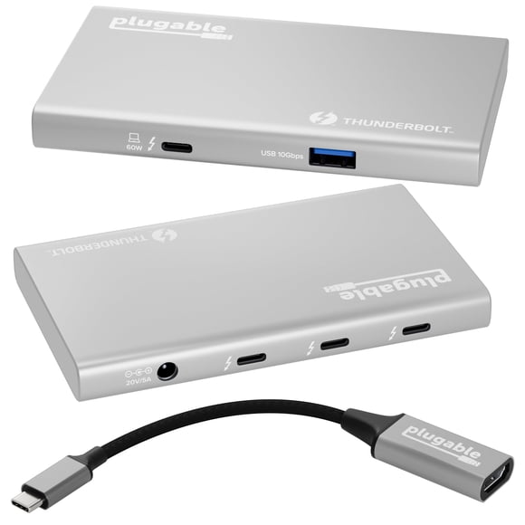 Hub Thunderbolt 4 USB4-HUB3A conectable con adaptador HDMI 4K