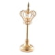 thumbnail image 3 of Candelabros De Candelita De Cristal Mesa De Comedor Candelabros Soporte 34x13cm, 3 of 5