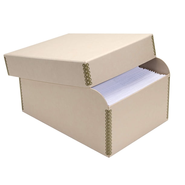 Caja de almacenamiento de fotos Lineco con capacidad para 1000 fotos de 9 x 13 cm o 10 x 15 cm