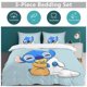 thumbnail image 5 of StitchCartoon Collection 3-Piece Comforter Set, Personalized Bedding Decor for Kids And Teens Bed Sheets, 5 of 5