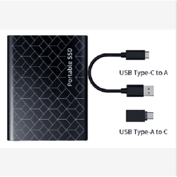 Disco Duro Generico 2TB externo usb tipo ssd Type-c