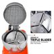 thumbnail image 4 of Rasuradora de hielo ROEDEER 300W 2200 r/min 110V Naranja, 4 of 7