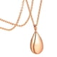 thumbnail image 3 of Collar con colgante de urna para hombre y mujer, colgante de gota, soporte de moda, colgante de cremación para cenizas, Perfume, materiales especiales rosa áurea, 3 of 5
