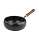 thumbnail image 2 of 11 -Coll -Wok Pan, wok chino, utensilios de cocina de mango de madera, gas, sartén hirviendo freír flachtboden para el restaurante Küchenhotel Haushau Sin tapa, 2 of 5