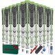 thumbnail image 1 of Gowolf Empuñaduras de Golf Pack de 13 unidades (tamaño medio, goma verde), 1 of 9