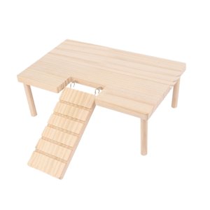 Ioensy - Plataformas De Madera Para Hámster, Juguete Con Escalera, Estable Para Ratas, Animales Pequeños, Hámster S