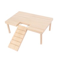 Ioensy - Plataformas De Madera Para Hámster, Juguete Con Escalera, Estable Para Ratas, Animales Pequeños, Hámster S