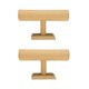 thumbnail image 2 of 2pcs T bar Joyas Pulsera Brazalete Reloj Soporte De Exhibición Soporte Beige, 2 of 5