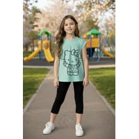 Conjunto Niña Hello Kitty Verde 6