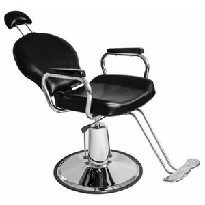 Nanofort - Sillon Barbero Silla Barberia Barbero Hidraulico Negro