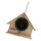 thumbnail image 3 of Casa De Pájaros De Madera, Caja Nido Colgante, Decoración Para El Hogar, Jardín, Verde, 3 of 5