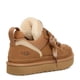 thumbnail image 4 of Zapatilla UGG LOWMEL de gamuza castaña para mujer con forro de lana, 4 of 8
