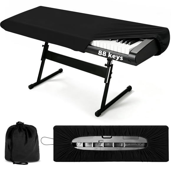 Funda extensible para teclado de piano HOIGRBOM de 88 teclas