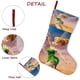thumbnail image 5 of Campanita Tinker Bell Tema: Calcetines de Navidad, fino lino blanco para colgar en escaleras y chimenea, decoración navideña para el hogar, regalo de Navidad.54cm×38cm, 5 of 5