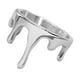 thumbnail image 3 of Anillo De Mujer Trendy Acero Inoxidable Charm Para Compromiso Aniversario Boda Color Acero Talla 7, 3 of 3