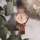 thumbnail image 3 of Pulsera De Malla Watch Para Mujer Caja De 34 Mm Oro Rosa, 3 of 4
