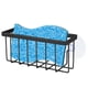 thumbnail image 1 of Soporte de esponja SHFKS para fregadero de cocina con ventosa negro, 1 of 6