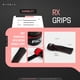 thumbnail image 5 of Grips PICSIL de fibra de carbono, 2 agujeros, rojo, talla L, 5 of 6