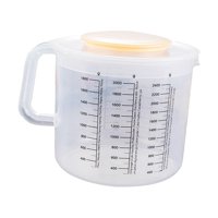 Bothyi - Taza Medidora De Plástico Para Hornear, Medida De 2,5 L Con Báscula, Taza Para Verter En La Cocina