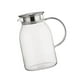 thumbnail image 2 of Jarra de vidrio resistente al calor, jarra de borosilicato, jarra de agua con asa, jarra de té helado para leche, zumo, té helado, bebidas frías 1.5L, 2 of 5