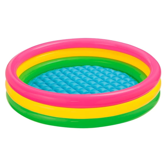 Piscina Intex 45" Sunset Glow de tres aros 136 L para mayores de 3 años