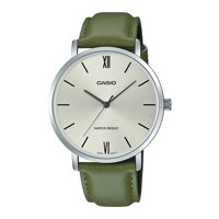 Casio - Reloj Mtp-Vt01L-3B Hombre Analogo Cuero