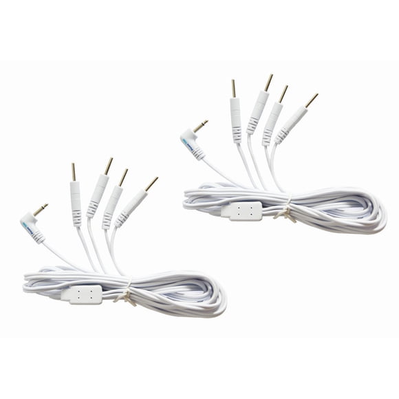 Cables de Conexión Discount TENS con Conector de 2.5mm a Cuatro Pines de 2mm