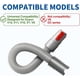 thumbnail image 2 of Accesorio de Manguera de Extensión Flexible para Aspiradora Inalámbrica - Compatible con V15 V8 V7 V10 V11 Detectar Torque Drive Extragrande Absolute Animal Trigger Motorhead Modelo Dy*son, 2 of 6