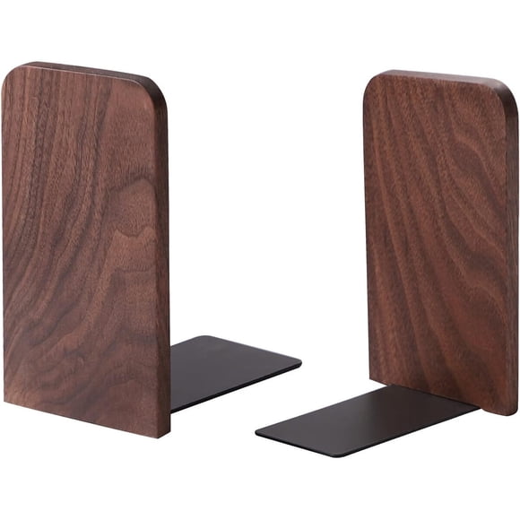 Sujetalibros Muso Wood antideslizantes, diseño en L