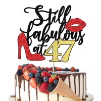 Cake Topper Crseniny Sigue Siendo Fabuloso En Una Fiesta De Cumpleaños De 47 Años