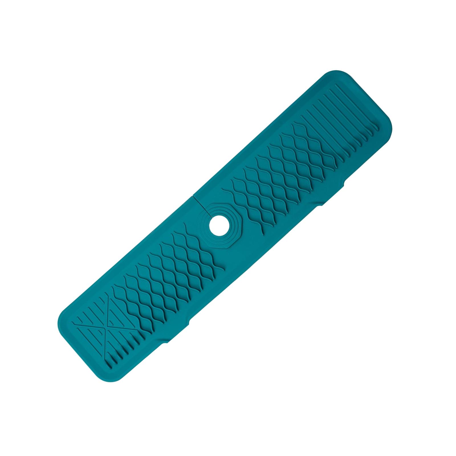 Bothyi - Alfombrilla De Silicona Para Grifo De Lavabo, Plegable, 61X14,5 Cm, Para Baño, Duradera, Ampliamente Utilizada, Verde