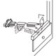 thumbnail image 3 of Placa trasera con rieles para cajones PRIME-LINE R 7133, plástico morado, 3 of 4