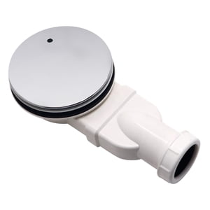 Magideal - Desagüe De Ducha De Bajo, Desagüe Lateral De 90Mm, 33 L/Base De Ducha De Flujo De Agua, Desagüe De Pvc Para Baños, Sótanos, Piscinas, Balcones Tapa Blanca Y Argenta