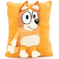 Almohada Decorativa Bluey Bingo Snuggle 15 Pulgadas Felpa En Forma De T