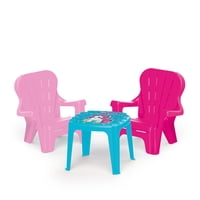 Set Mesa Unicornio +2 Sillas 45X35X45 Dolu