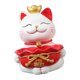 thumbnail image 5 of Estatua De Gato De La Suerte, Adorno Artesanal, Contenedor De Artículos Diversos Decorativo Con Bandeja, Almacenamiento De Bolsas De La Suerte, 5 of 5
