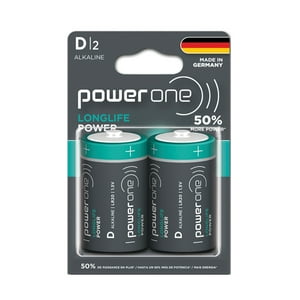 Power One - Blister Pilas Alcalinas D X 2 Powerone