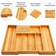thumbnail image 4 of Organizador de Cubiertos para Cajones Organizador de Bambú de Cocina Porta utensilios expandible, 4 of 6