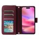 thumbnail image 4 of Funda Cartera con Cremallera y Correa para Samsung Galaxy A56 Soporte y Tarjetero Rojo, 4 of 6