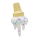 thumbnail image 1 of Figura De Cono De Helado Derretido, Arte Artesanal, Estatua Divertida De Playa De Verano, 1 of 5