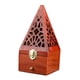 thumbnail image 4 of Soporte De Incienso De Cono, Muebles Piramidales, Caja De Quemador De Incienso De Madera Para Inauguración De La Casa, Madera Roja Alta, 4 of 5