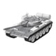 thumbnail image 5 of Modelo De Tanque De Metal, Aleación Fundida A Presión, Escala 1:48, Ensamblable Para Decoraciones De Regalos, Gris, 5 of 5