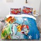 thumbnail image 1 of Cat and mouse series cartoon animation bedding comforter set 3D printing 2/3pcs super soft and comfortable 100% polyester gifts Bed Sheets, 1 of 5
