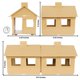 thumbnail image 2 of Miniatura de juguete de construcción BMC Classic MPC Bunkhouse color arena 27 cm, 2 of 6