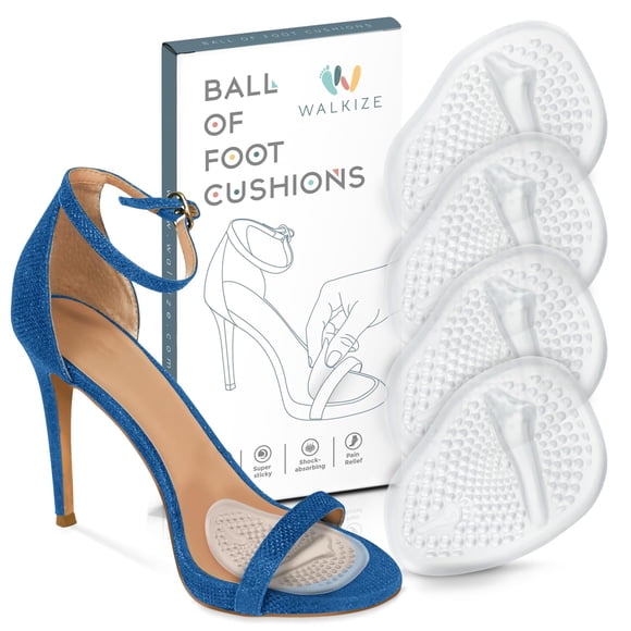 Almohadillas Para Pies Almohadillas Metatarsianas Insertos En El Talón Para Mujer (2 Pares)